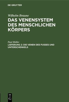Die Venen des Fusses und Unterschenkels (eBook, PDF) - Müller, Paul