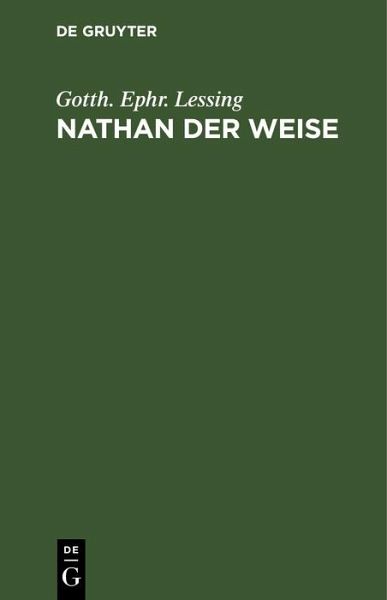 Nathan der Weise (eBook, PDF)