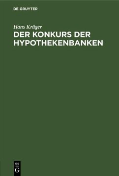 Cover Der Konkurs der Hypothekenbanken (eBook, PDF)