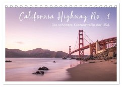 California Highway No. 1 - Die schönste Küstenstraße der USA (Tischkalender 2025 DIN A5 quer), CALVENDO Monatskalender - Calvendo;Brandt, Tobias