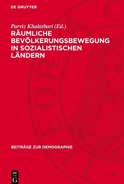Cover Räumliche Bevölkerungsbewegung in sozialistischen Ländern