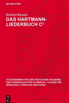 Das Hartmann-Liederbuch C<sup>2</sup> - Kienast, Richard