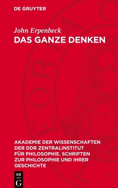 Das Ganze denken - Erpenbeck, John