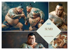 Sumo - Japans schwere Ringer (Wandkalender 2025 DIN A2 quer), CALVENDO Monatskalender - Calvendo;Brunner-Klaus, Liselotte