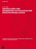 Grundlagen und Ergebnisse physiologischer Ernährungsbilanzen