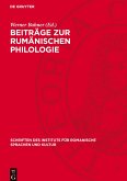 Beiträge zur rumänischen Philologie