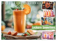 Leckere Smoothies (Tischkalender 2025 DIN A5 quer), CALVENDO Monatskalender