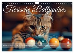 Tierische Balljunkies (Wandkalender 2025 DIN A4 quer), CALVENDO Monatskalender - Calvendo;Waurick, Kerstin