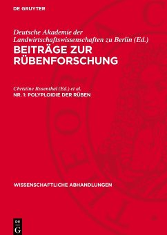 Beiträge zur Rübenforschung, Nr. 1, Polyploidie der Rüben