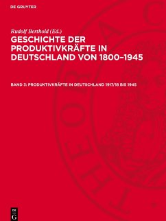 Geschichte der Produktivkräfte in Deutschland von 1800¿1945, Band 3, Produktivkräfte in Deutschland 1917/18 bis 1945