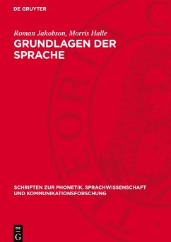 Grundlagen der Sprache - Jakobson, Roman;Halle, Morris