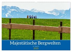 Majestetische Alpenwelt (Wandkalender 2025 DIN A2 quer), CALVENDO Monatskalender - Calvendo;VogtArt