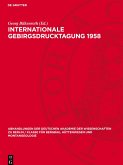 Internationale Gebirgsdrucktagung 1958