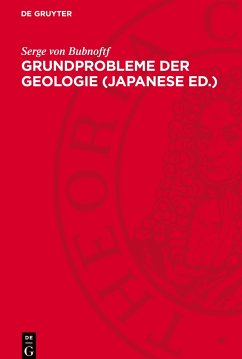 Grundprobleme der Geologie (japanese ed.) - Bubnoftf, Serge von