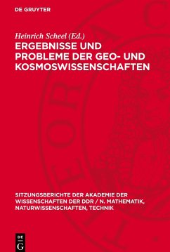 Cover Ergebnisse und Probleme der Geo- und Kosmoswissenschaften