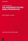 Die niederdeutschen Bibelfrühdrucke, Band 1, Genesis ¿ Leviticus