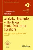 Analytical Properties of Nonlinear Partial Differential Equations (eBook, PDF)