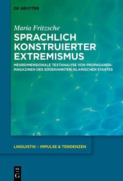 Sprachlich konstruierter Extremismus (eBook, ePUB) - Fritzsche, Maria