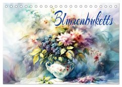 Blumenbuketts (Tischkalender 2025 DIN A5 quer), CALVENDO Monatskalender