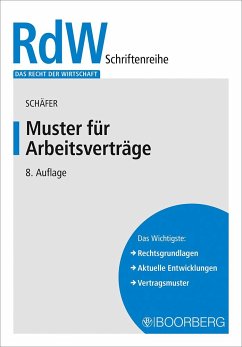 Muster für Arbeitsverträge - Schäfer, Gerd