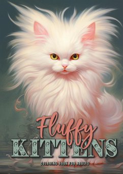 Fluffy Kittens Coloring Book for Adults Cover Fluffy Kittens Coloring Book for Adults