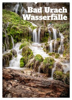 Bad Urach Wasserfälle (Wandkalender 2025 DIN A2 hoch), CALVENDO Monatskalender