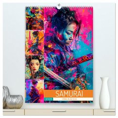Samurai - Onna Bugeisha (hochwertiger Premium Wandkalender 2025 DIN A2 hoch), Kunstdruck in Hochglanz