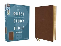 Cover Niv, Quest Study Bible, Large Print, Leathersoft, Brown, Comfort Print