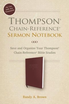 Cover Thompson Chain-Reference Sermon Notebook