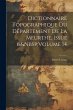 Dictionnaire Topographique Du... - Bild 1