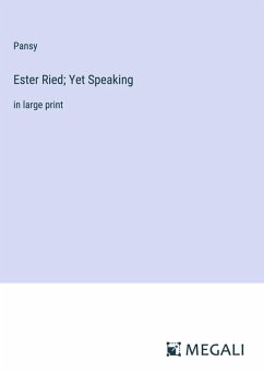 Cover Ester Ried; Yet Speaking