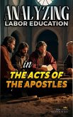 Analyzing Labor Education in the Acts of the Apostles (The Education of Labor in the Bible, #26) (eBook, ePUB)
