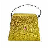 Geschenkschachtel, Handtasche, gold sparkle