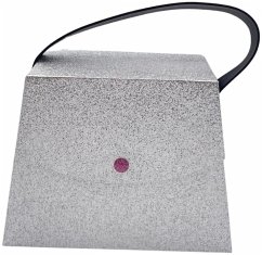 Cover Geschenkschachtel, Handtasche, silber sparkle