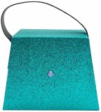 Geschenkschachtel, Handtasche, türkis sparkle