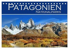 Patagonien NationalParks (Tischkalender 2025 DIN A5 quer), CALVENDO Monatskalender