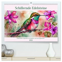 Schillernde Edelsteine (hochwertiger Premium Wandkalender 2025 DIN A2 quer), Kunstdruck in Hochglanz