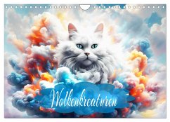 Wolkenkreaturen (Wandkalender 2025 DIN A4 quer), CALVENDO Monatskalender