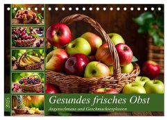Gesundes frisches Obst (Tischkalender 2025 DIN A5 quer), CALVENDO Monatskalender - Calvendo;Kleemann, Claudia