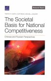 The Societal Basis for National Competitiveness
