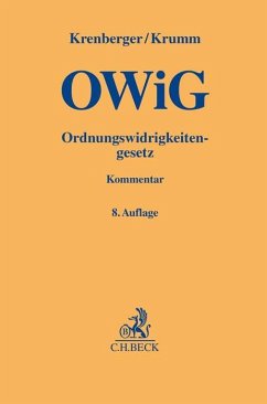 Ordnungswidrigkeitengesetz - Bohnert, Joachim;Krenberger, Benjamin;Krumm, Carsten