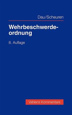 Wehrbeschwerdeordnung - Dau, Klaus;Scheuren, Christoph M.