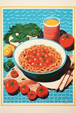 Cover VE Pasta et al Klappkarte Motiv Frische Tomaten 5 Ex.