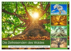 Die Zeitreisenden des Waldes (Wandkalender 2025 DIN A4 quer), CALVENDO Monatskalender