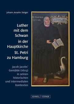 Luther mit dem Schwan in der Hauptkirche St. Petri zu Hamburg - Steiger, Johann Anselm