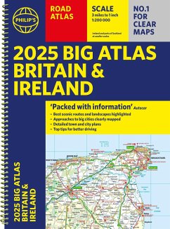 2025 Philip's Big Road Atlas of Britain & Ireland - Philip's Maps