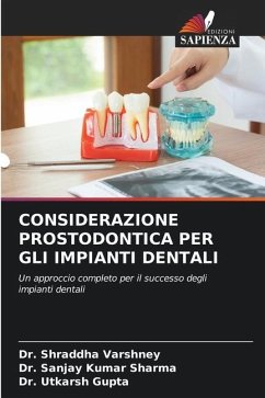 CONSIDERAZIONE PROSTODONTICA PER GLI IMPIANTI DENTALI - Varshney, Dr. Shraddha;Sharma, Dr. Sanjay Kumar;Gupta, Dr. Utkarsh