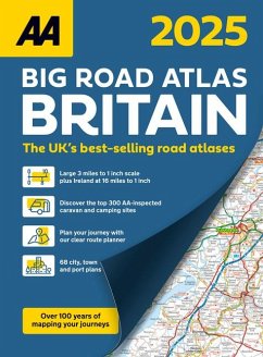 AA Big Road Atlas Britain 2025