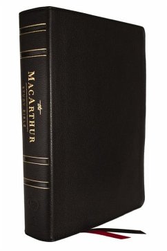 MacArthur Study Bible 2nd Edition: Unleashing God's Truth One Verse at a Time (Lsb, Black Genuine Leather, Comfort Print, Thumb Indexed) - MacArthur, John F