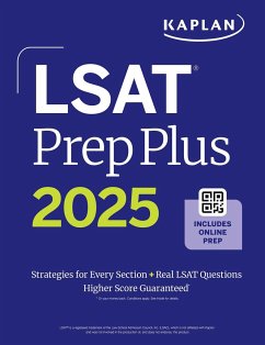 LSAT Prep Plus 2025: Strategies for Every Section + Real LSAT Questions + Online - Kaplan Test Prep